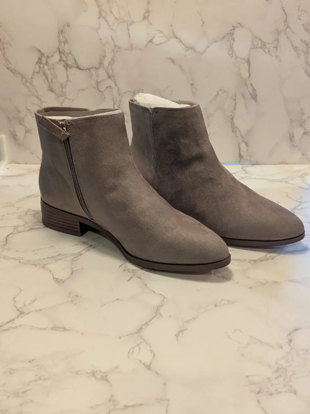 J. Crew Factory Sueded Ankle Boots